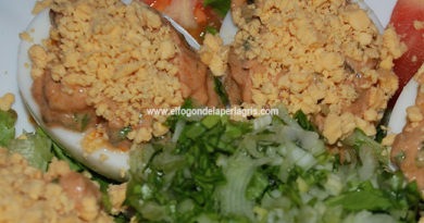 Huevos rellenos de atún