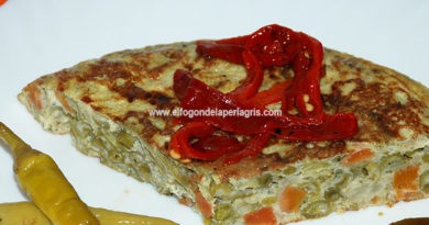Tortilla de verduras