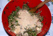 Agregar el pan rallado