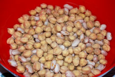 Dejar garbanzos en remojo Dejar garbanzos en remojo