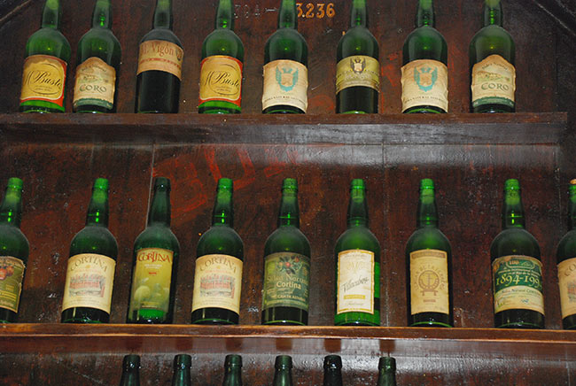 Coleccion de botellas sidra asturiana