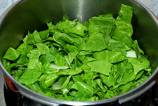 Cocer las acelgas