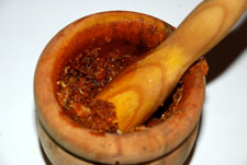 Hacer majado para las acelgas