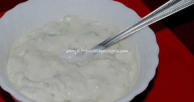 Mayonesa casera con ajetes frescos