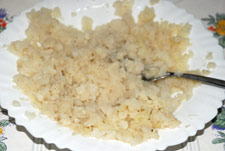 Triturar la coliflor Triturar la coliflor