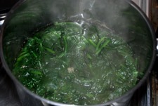 Espinacas ya cocidas