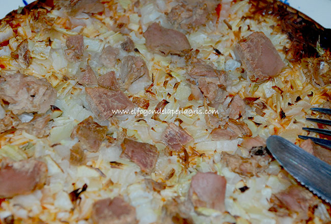 Pizza casera de atún Pizza casera de atún