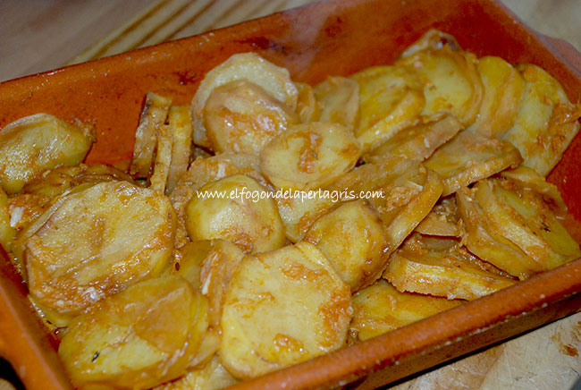 Patatas al ajillo pastor