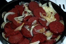 Preparar la sangre con tomate