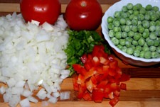 Preparar las verduras