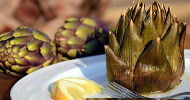 Alcachofas al microondas