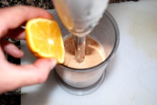 Agregar zumo de naranja