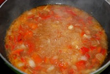 Hacer la crema con las verduras