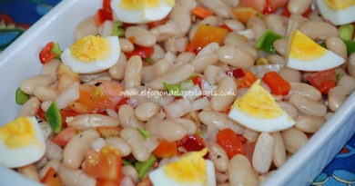 Ensalada de alubias blancas