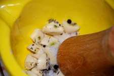 Majado para las alitas