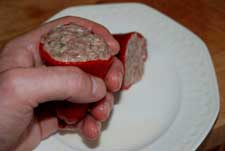 Rellenar los pimientos del piquillo Rellenar los pimientos del piquillo