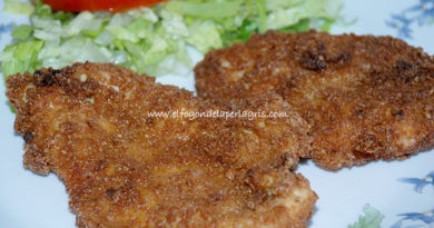 Pollo empanado con cereales