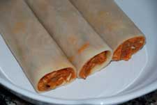 Cerrar canelones y poner al horno