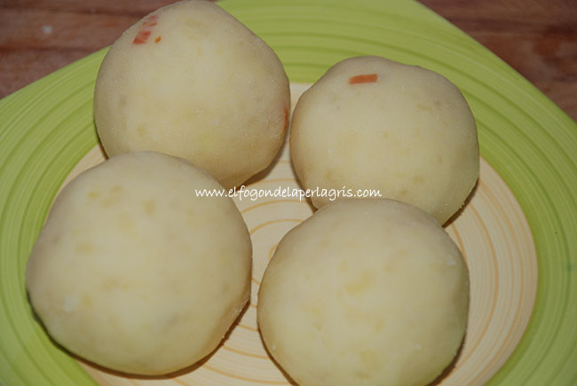 Bombitas de patatas ya listas