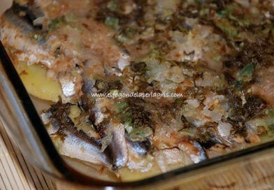 Boquerones al horno