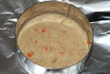 Poner en el molde la carne de puchero