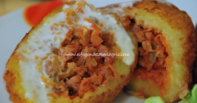 Bolitas de patata y carne