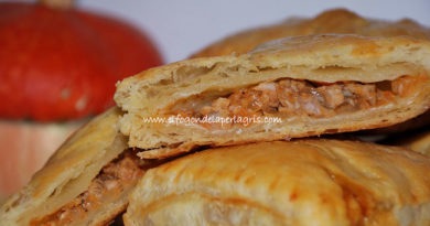 Empanadas de hojaldre con pollo