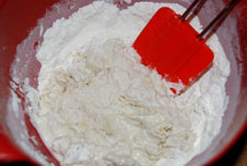 Hacer la masa de la focaccia