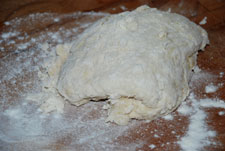 La masa quedará pegajosa