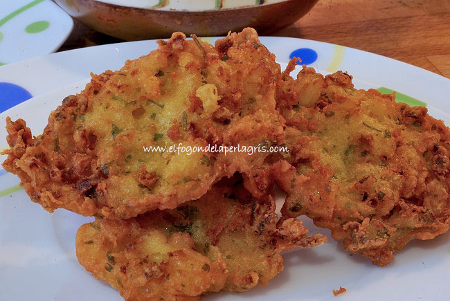 Tortillitas de gambas Tortillitas de gambas