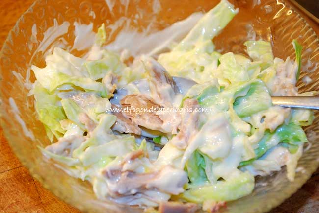 Preparar la ensalada de pollo Preparar la ensalada de pollo