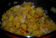 Pochar las patatas Pochar las patatas