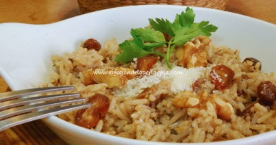 Arroz con frutos secos