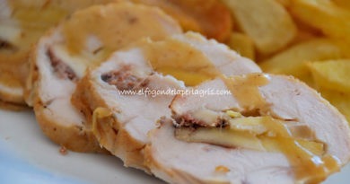 Pechuga de pollo rellena