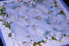 Añadir la bechamel Añadir la bechamel