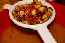 Colar el caldo del zumo Colar el caldo del zumo