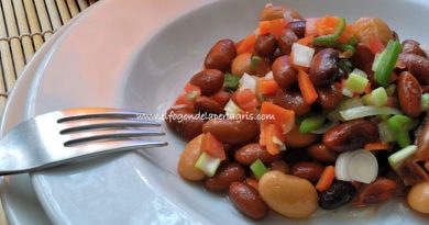 Ensalada de judías pintas