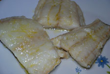 Sacar y reservar el bacalao