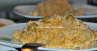 Arroz con aceitunas