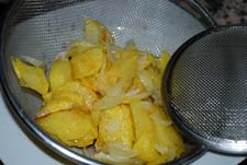 Quitar exceso de aceite Quitar exceso de aceite