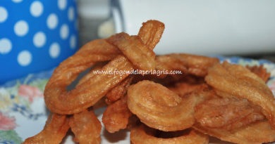 Churros caseros.