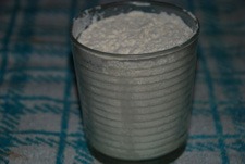 Vaso de harina