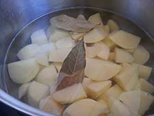Cocer las patatas