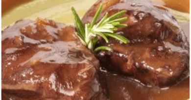 Solomillo de cerdo al horno con salsa de Oporto