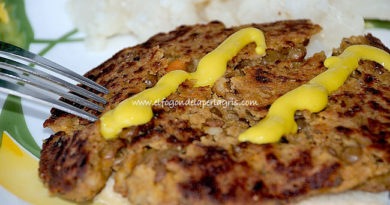 Hamburguesa de lentejas