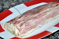 Pintar con paté de aceitunas