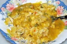 Trocear las sobras del cazón Trocear las sobras del cazón