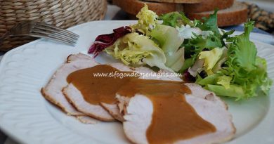 Carne mechada con salsa de setas