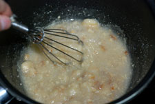 Añadir el mantecado troceado