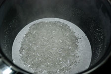 Llevar a ebullición el azúcar